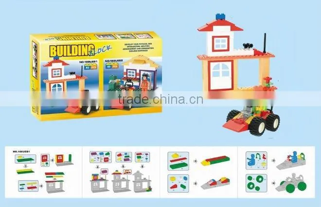 plastic building blocks robot toys
