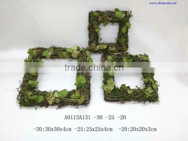 grapevine wreath frames for garden