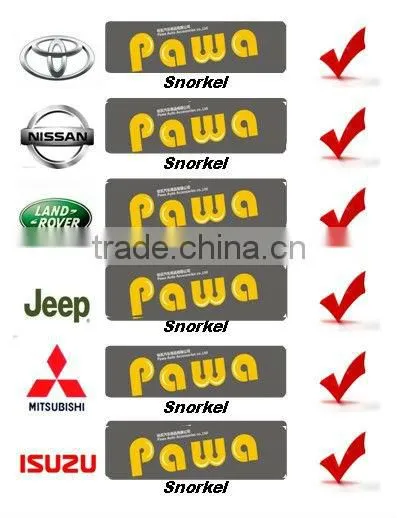 Jeep Wrangler TJ snorkel with LLDPE material factory direct price