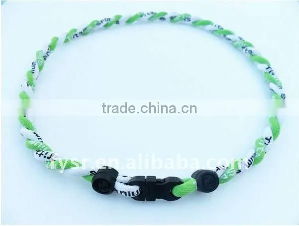 Power Titanium Sports Necklaces custom titanium necklace