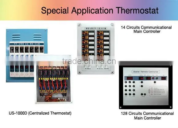 Korean thermostat for heating film & heating cable (temperature controller) 128 Circuit Main Controller(CommunicationThermostat)