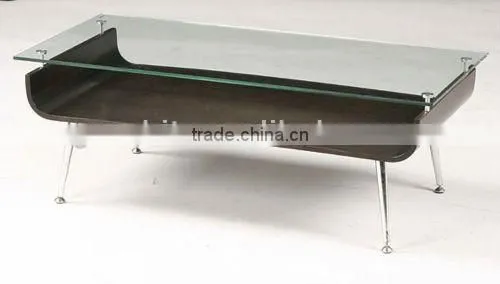2015 high gloss wooden legs for modern folding wooden coffee table