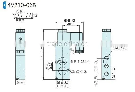 4V200 delphi control valve with high quality