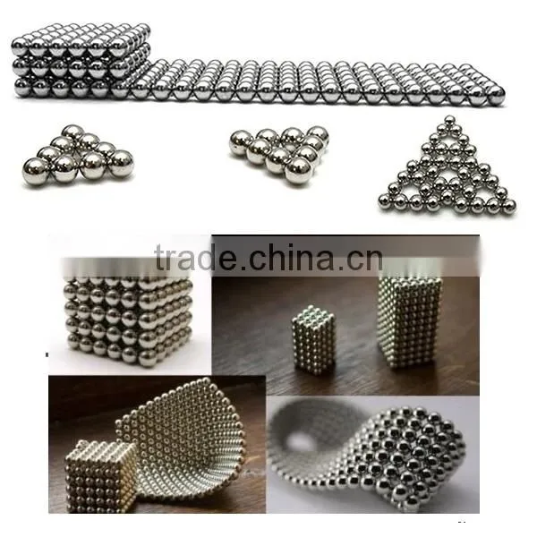 Magnetic Decompression Ball Educational Toys for Children Size 3mm Pack of 216 Pieces