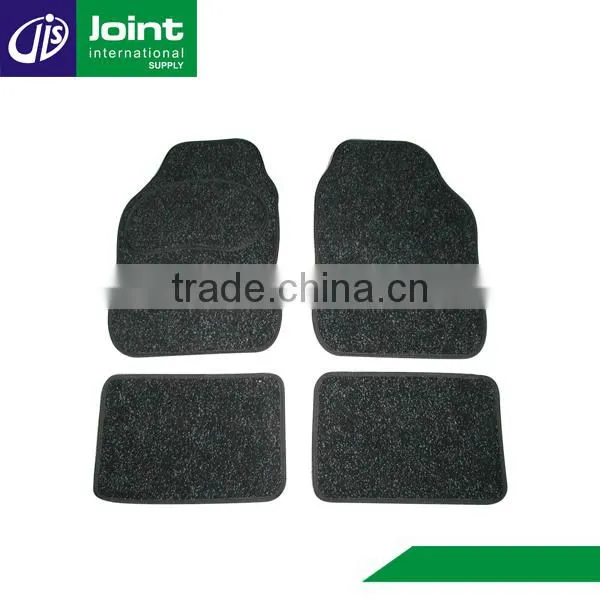 Hot Selling Black / White Two Colors Decorative PVC Car Floor Mats