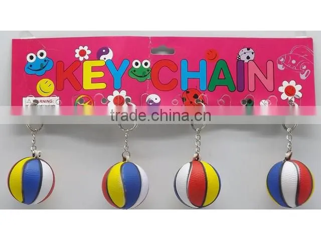 hot sale clear plastic key rings