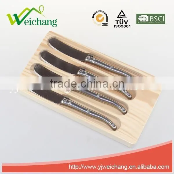 WCE242 High Quality Stainless Steel Cheese Knife 12 Pcs Butter Knife Set