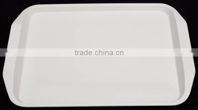 Wholesale custom print square melamine tray with handle