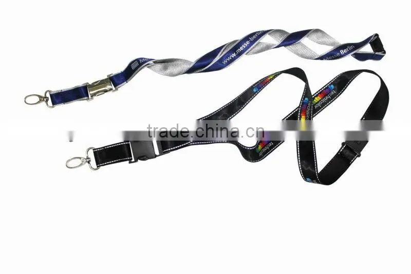 High Quailty double layer woven lanyard