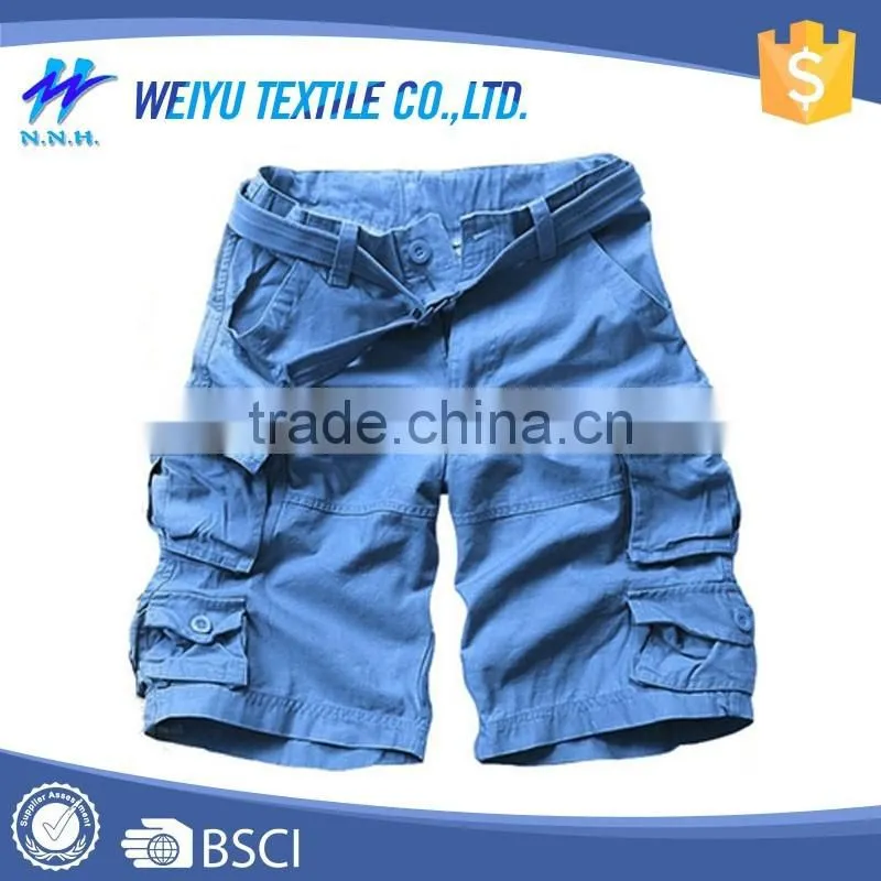 Customized twill cotton men cargo shorts plus size