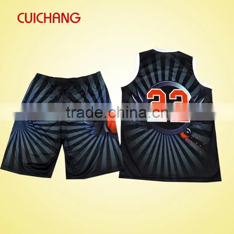 new stylish and breathable basketball jerseys& 100% polyester and quick dry basketball jerseys