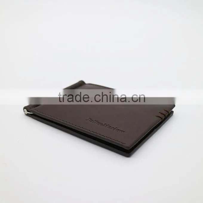 J0730a Genuine Leather Money Clip