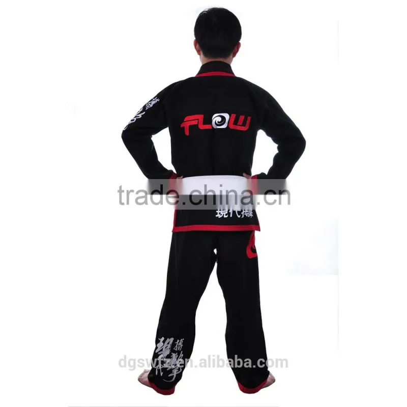 Wholesale bjj gi custom made high quality 100% cotton pearl weave fabric patches