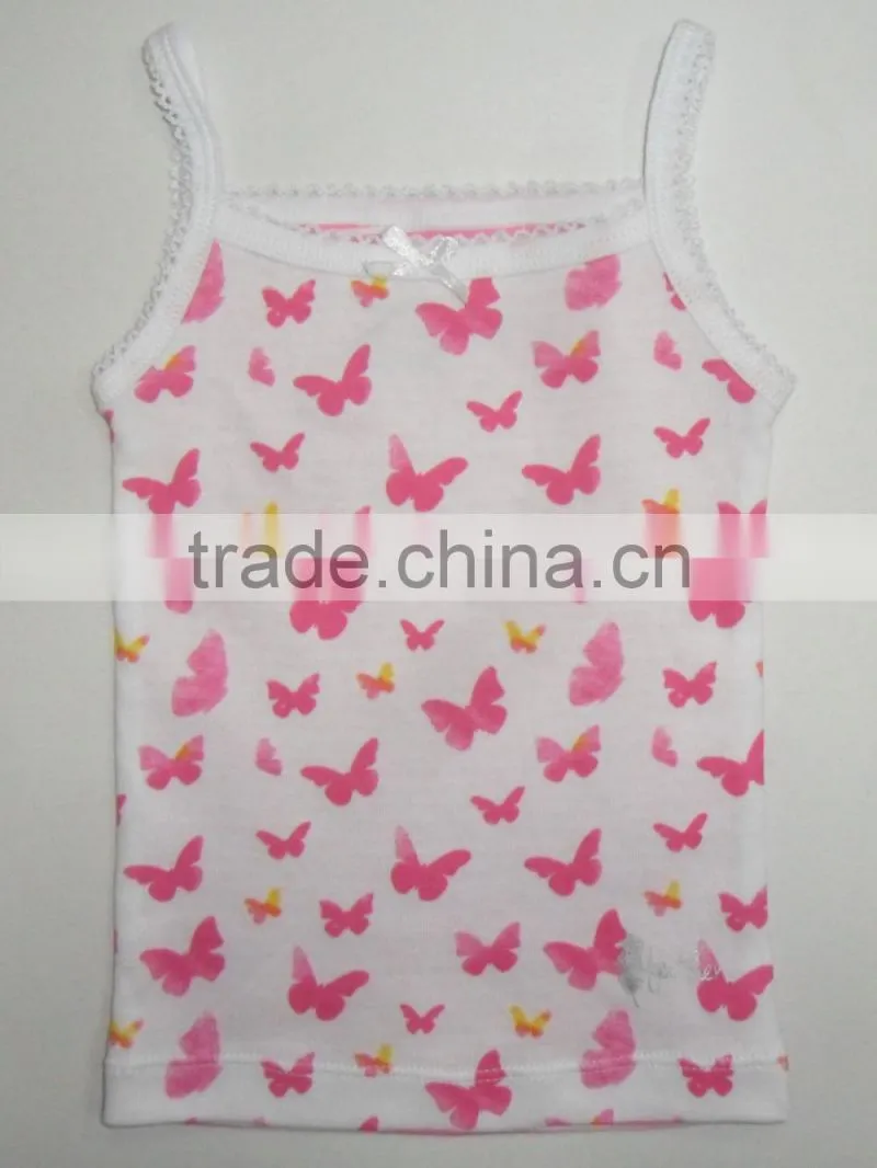 2 years to 14 years Premium Soft Cottons Girls Vests
