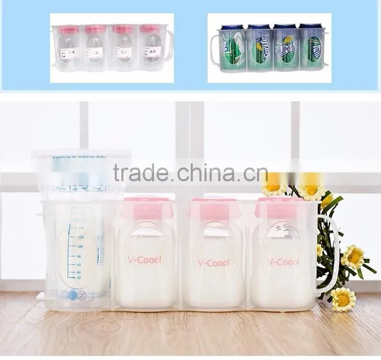breast nursing storage bottle/baby graduated bottle/breast milk container