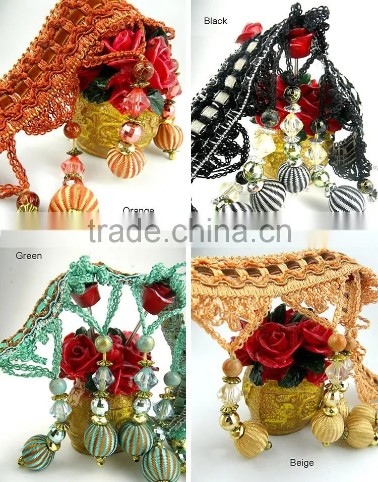 Factory Store High Quality Newest Beaded Fringes for Curtain