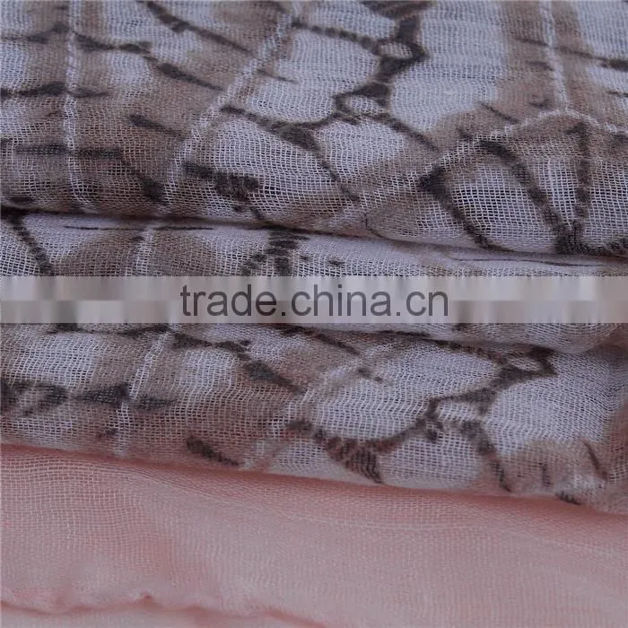 Voile Scarves & Wraps Rectangle Light Brown Halloween Cobweb Bulk Scarves