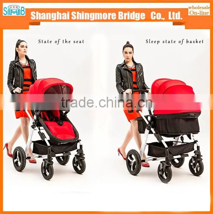 China baby stroller manufacturer best price wholesale luxury Aluminum Alloy frame baby stroller 3 in 1