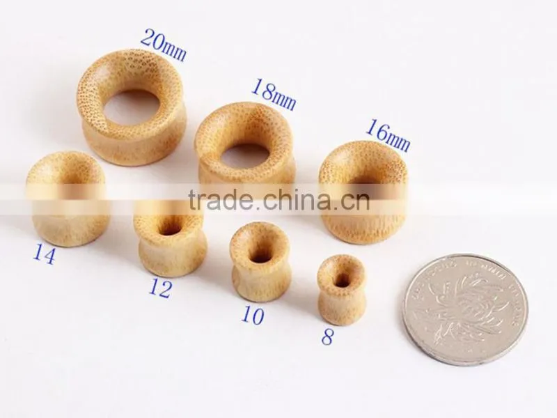 wooden ear plug /ear expander/ear flesh tunnel body jewelry WD014