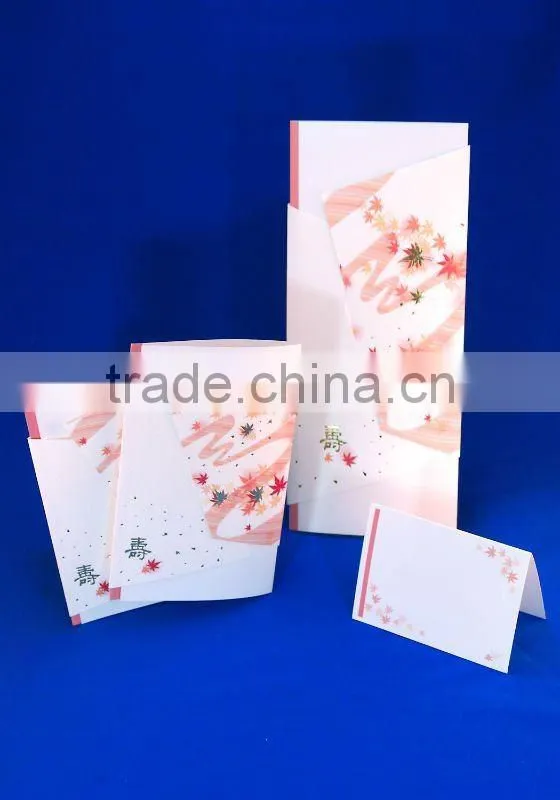 Japan Wedding Invitation Card 'YUUGA MAPLE' Wholesale