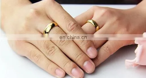 Lord of the Rings Titanium The One Ring Bilbo's Hobbit Gold Ring Couple Ring