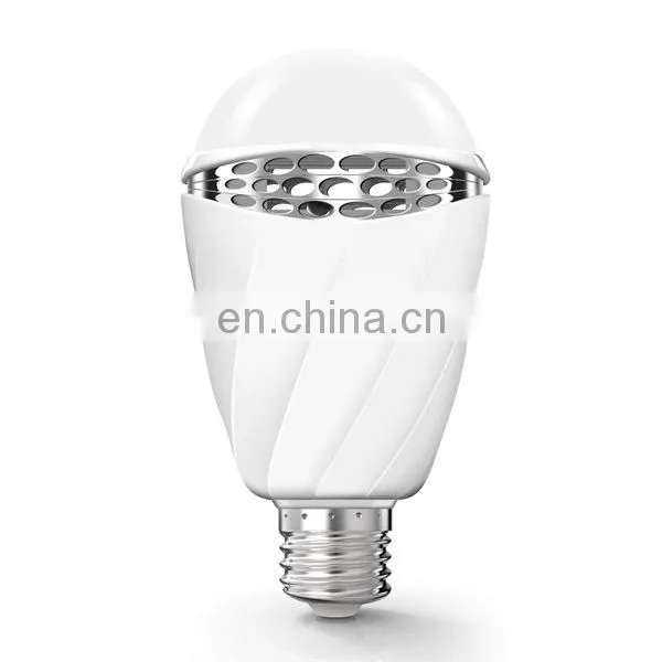 2017 new arrival colorful LED voice control bulb,energy saving speech recognize bulb