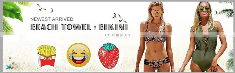 2017 Wholesale Sport Stripe Two Pieces Bikini Bra Swimsuits For Girls