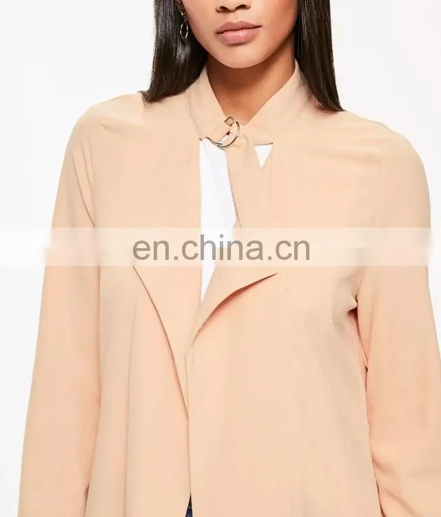 European style camel coat new model women coat for ladies