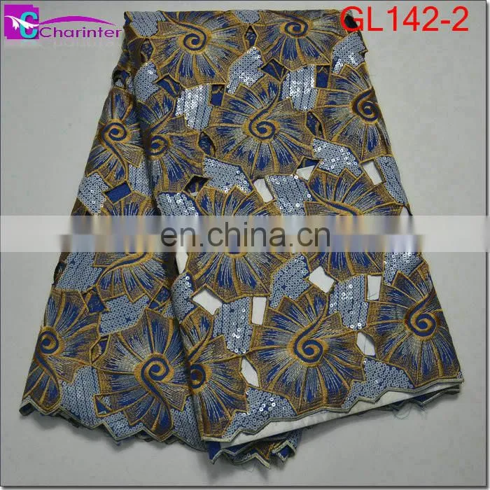 organza guipure lace fabric GL142