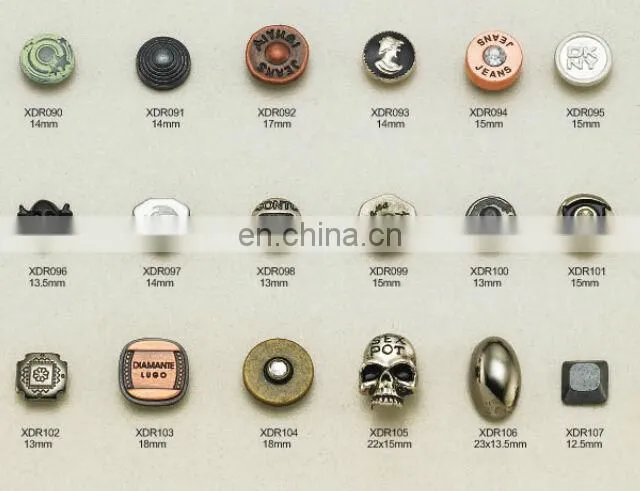 wholesale metal rivets mini skull heads