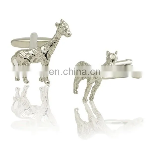 Custom Logo Stainless Steel Watch Movement Cufflinks