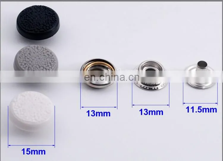 Nylon Cap Metal Snap Button BM10776