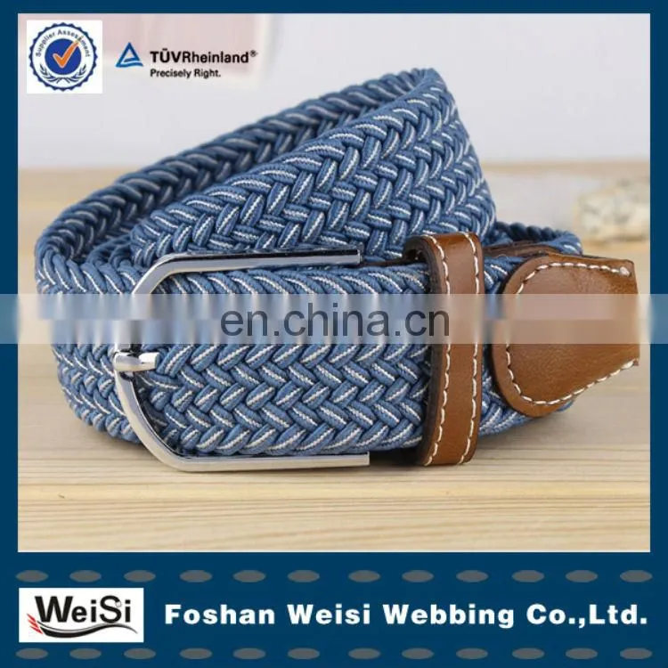 Jacquard polyester cotton fabric braided woven belt