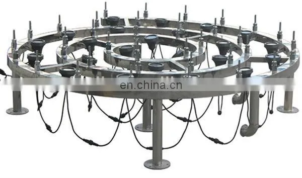 NEWEST DESIGN of Stainless steel 220V DIA-2m garden garden waterfalls outdoor