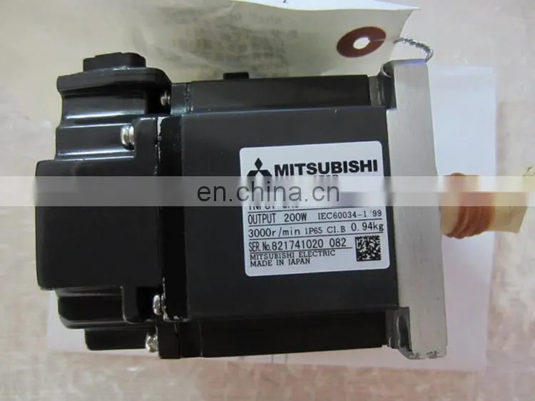 High precision 200W Mitsubishi servo motor HF-KP23 for printing machine