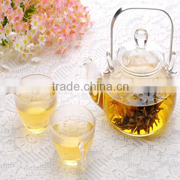 Beautiful blooming tea Flowering fairy tea