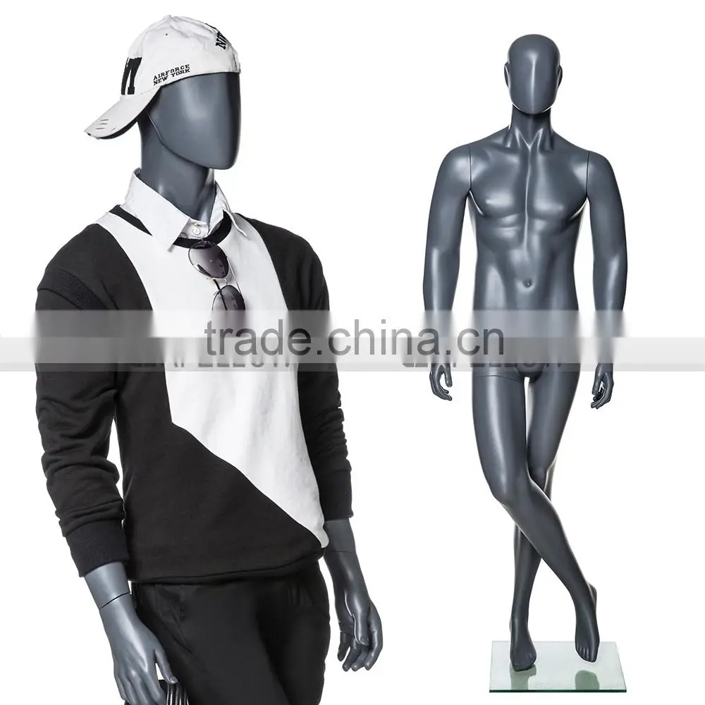 Full Body Fiber Glass Male Mannequin with abstract head sale