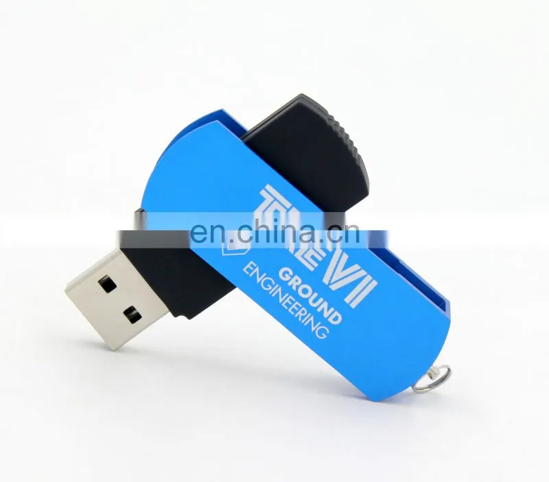 Hot Selling metal Pendrive USB Flash Drive2.0 3.0 swivel U Disk32gb64gb128gb
