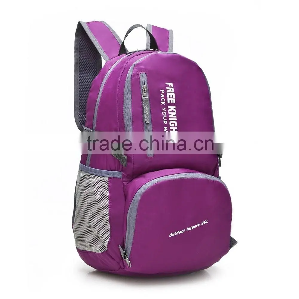 35L Most Durable Packable Hiking Backpack Ultra Lightweight Water Resistant Backpack Handy Travel Pack+Lifetime Warranty For Men