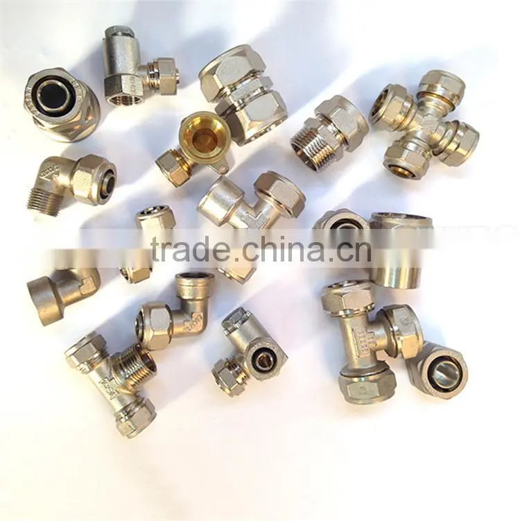 Cheap price male / female / equal straight screw brass fitting / forged fitting with OEM service