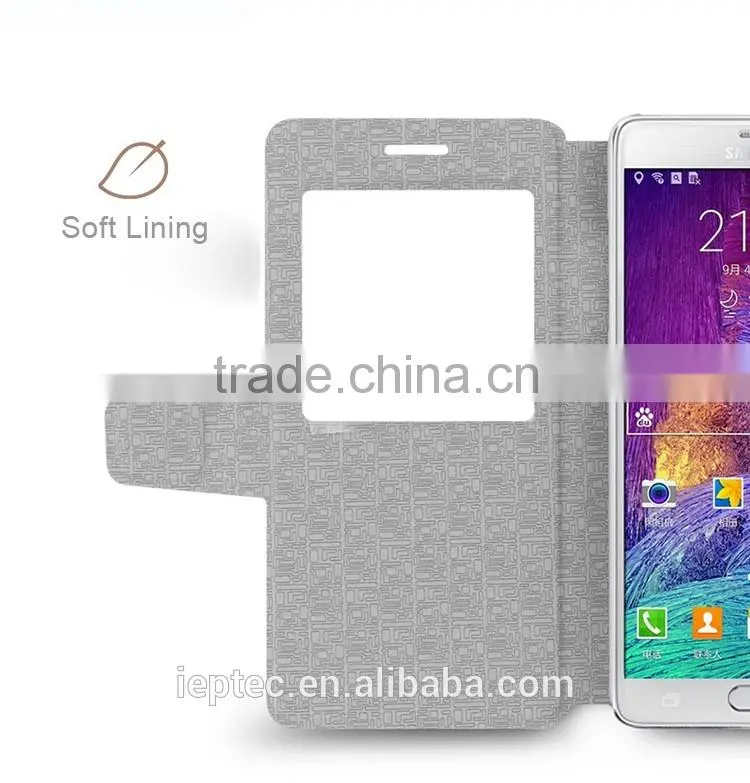 MOFi Hot Style! Flip Cover Phone Cases for Samsung Galaxy A5, A5000,PU Leather Window Stand Design