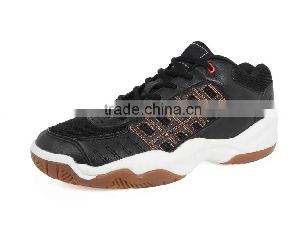2014 Best Quality Lightweight Leather and Mesh upper Squash Shoe
