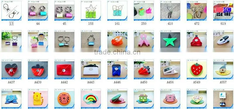 Promotional green jumbo binder clips