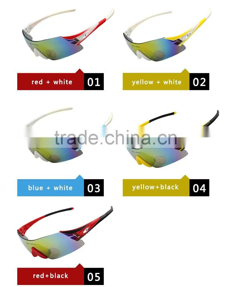 Hot summer promo new trendy bicycle sports sunglasses authentic riding glasses