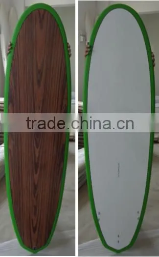 EPS epoxy surfboard 2016 hot wholesale wood veneer cheap surfboard