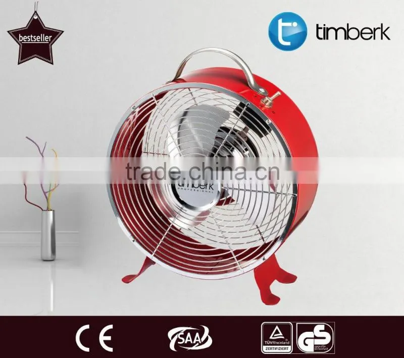 Clock table electric fan 9 inch