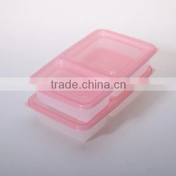 2016 new design 2L double food fresh keeping box