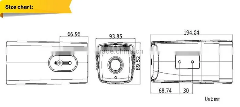 2MP high resolution ir camera series Hikvision housing design Sony Sensor HD TVI Camera 1080P IR Bullet Camera