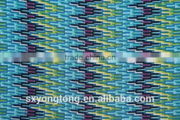 2014 textile print viscose rayon staple fiber fabric