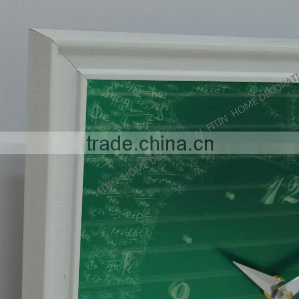modern design decorative green clock photo framed wall clock HD-CM3012